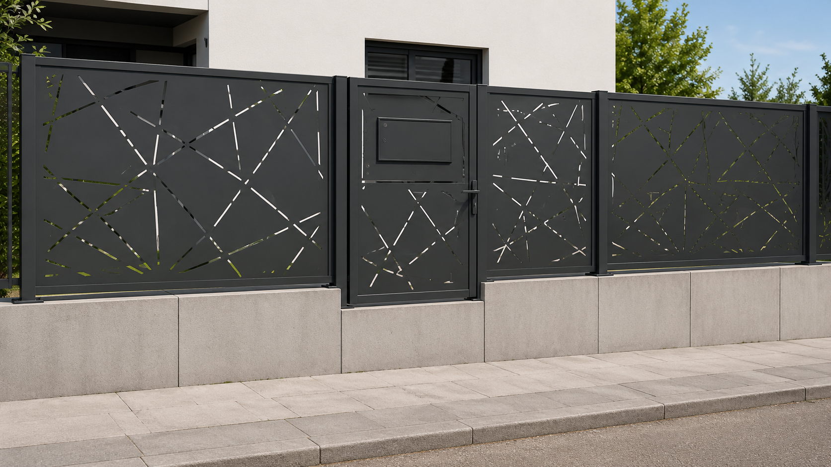 Clôture décorative