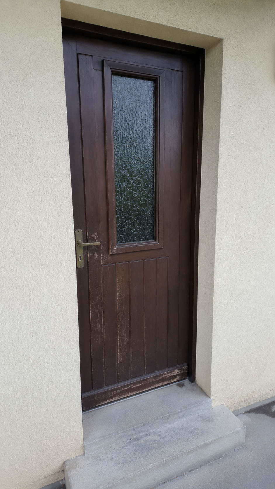 Porte avant intervention